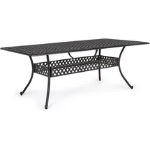 BIZZOTTO Ivrea Gartentisch 213 x 107 x 73 cm Anthrazit