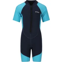 ZigZag Neopren Schwimmanzug Kinder Cyan Blau 128/134
