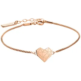 Liebeskind Berlin Damen Armband Herz Edelstahl roségold 20 cm