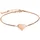 Liebeskind Berlin Damen Armband Herz Edelstahl roségold 20 cm