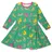 Toby Tiger Kleid in Grün/ Bunt | Gr.: 98