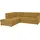 DOMO collection Ecksofa DOMO COLLECTION "Topper zeitlos elegant, kompakte Stellmaße, OTTOs Choice, L-Form", gelb (senf), B:237cm H:78cm T:200cm, Sofas, Ecksofa, mit Ottomane, wahlweise mit Schlaffunktion