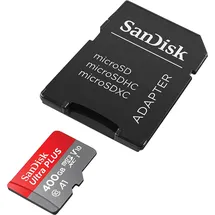 SanDisk Ultra microSD + SD-Adapter UHS-I U1 A1 120 MB/s 400 GB