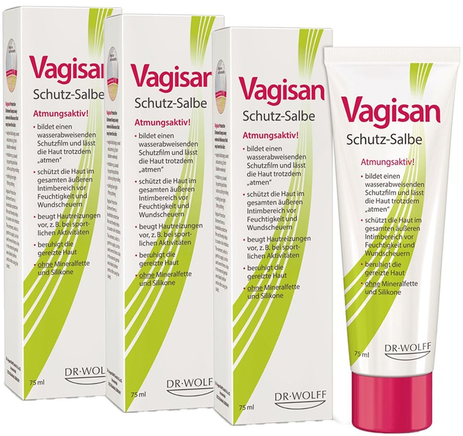 Vagisan Schutz-Salbe: Atmungsaktive Wundschutzcreme für den Intimbereich und zur täglichen Intimpflege