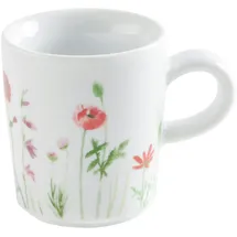 Kahla Five Senses Wildblume Espresso-Obertasse 0,09 l | Espressotasse aus Porzellan blau/rot