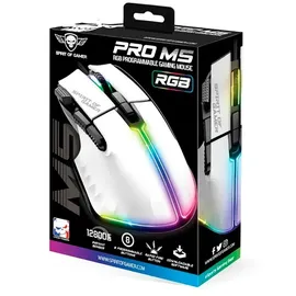 Spirit Of Gamer Pro M5 RGB Gaming-Maus Weiß