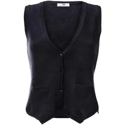 Strickweste Modell Conny Peter Hahn blau, 38
