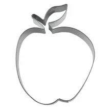 Städter Ausstecher Apfel 7cm, silber (057104)