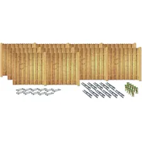 Konifera Sichtschutzelement KONIFERA "DAYTONA", grün, H:180cm, Massivholz, Stahl, Zaunelemente, Massiv und sehr stabil, verschiedene Längen
