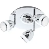 Briloner LED Deckenleuchte 12W dreh- & schwenkbar Ø22cm Chrom