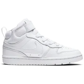 Nike Court Borough Mid 2 Sneaker Kinder white/white-white 34