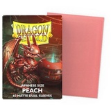 Dragon Shield Japanese size Matte Sleeves (60) Peach