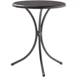 Sieger Bistrotisch, Anthrazit, Grau, Metall, rund, Rundrohr, Sternfuß, 60x72x60 cm, Typenauswahl, Esszimmer, Tische, Esstische, Esstische rund