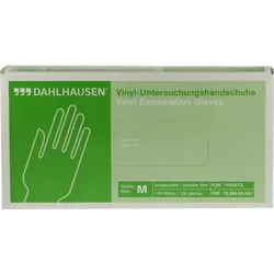 VINYL Handschuhe ungepudert Gr.M 100 St Handschuhe