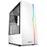Sharkoon RGB Slider Midi-Tower ATX, mATX, mini-ITX 2 x USB 3.0 weiß