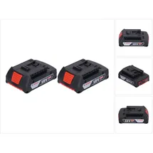 Bosch GBA 18 V 2,0 Ah Akku Set 2 Stück