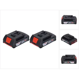 Bosch GBA 18 V 2,0 Ah Akku Set 2 Stück