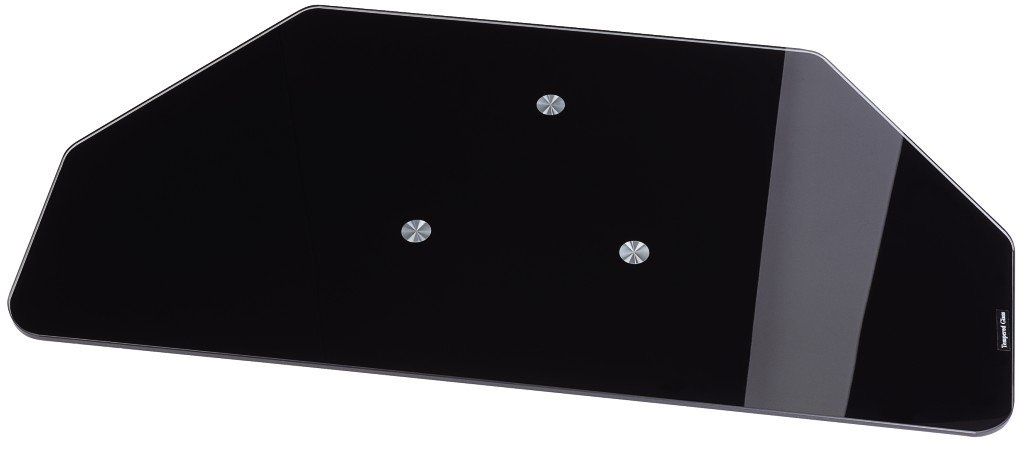 Hama TV-Drehteller für LCD-/Plasma-Fernseher (bis 32 Zoll (81 cm), 360°, 60 x 40 cm, Glas) schwarz