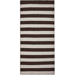 House Doctor - Alfo Outdoor Teppich, 90 x 200 cm, braun / natur