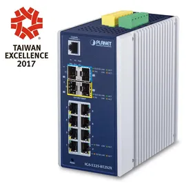 Planet Industrial L2+ 8-Port 10/100/1000T - 2-Port