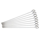 Rosenstein & Söhne Schaschlik-Grillspieße aus Edelstahl im günstigen 8er-Set, je 31 cm