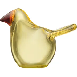 Flycatcher Dekoration gelb aus Glas