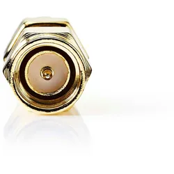 Nedis SMA Adapter - SMA-Stecker Reverse Polarity - SMA-Stecker - Vergoldet - 50 Ohm - Gerade - Kupfer - Gold - 2 Stück - Box