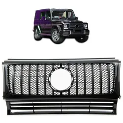 Kühlergrill Frontgrill Schwarz glanz für Mercedes G Modell W463 90-18