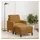 vidaXL Sessel mit Hocker Samt 60 x 60 x 60 cm Braun
