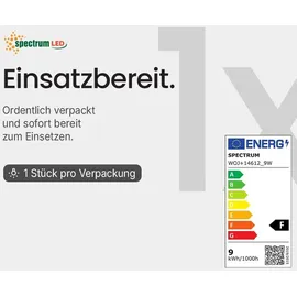 Spectrum LED-Birne 9W E27 840 lm kaltweiß