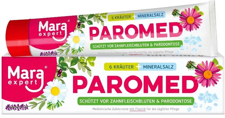 Mara Expert Paromed Zahnpasta 6 Kräuter + Mineralsalz