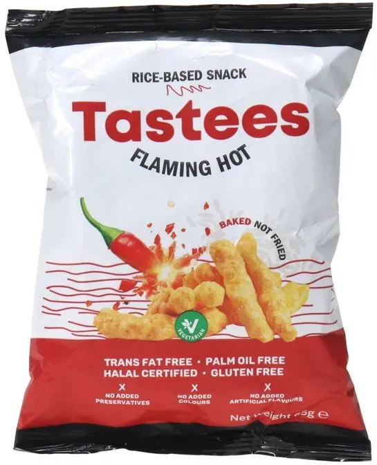 Tastees Reis Cracker Flaming Hot