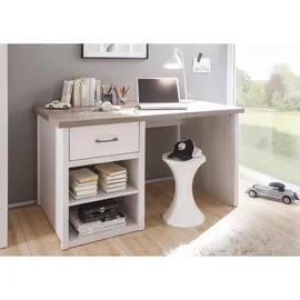 Begabino Winkelschreibtisch Luca Pinie / Weiß