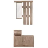 Hti-Living Garderobenpaneel Thekla Beige