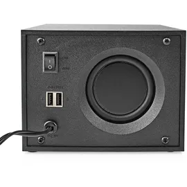 Nedis Nedis, Gaming 2.1 Audiosystem mit LED & USB-Stromversorgung, Schwarz