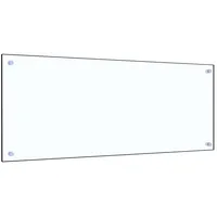 vidaXL Küchenrückwand Transparent 100×40 cm Hartglas