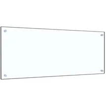vidaXL Küchenrückwand Transparent 100×40 cm Hartglas