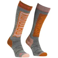 Ortovox Freeride Long Socks Skisocken Damen autumn leaves -
