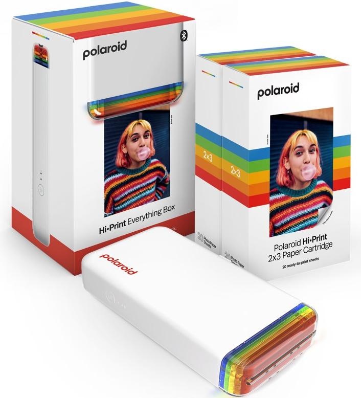 Polaroid Hi-Print 2x3 Printer Everthing box, Sofortbildfilm, Weiss