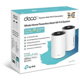 TP-Link Deco PX50 Powerline WLAN Mesh Set 2 St.