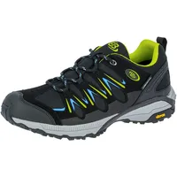 Brütting Damen Expedition Outdoor- & Trekkingschuh, Schwarz Lemon Blau,