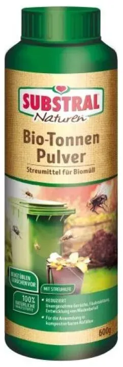 Substral Naturen Biotonnenpulver gegen Madenbefall und unangenehme Gerüche, 600g, 1319