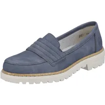 Rieker Sportliche Slipper Damen Blau 39