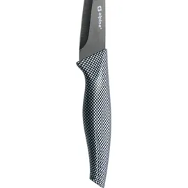 Alpina 6 teiliges Messer-Set Brot, Fleisch, Allzweck, Schäler und Santoku-Messer 6-tlg. Schwarz