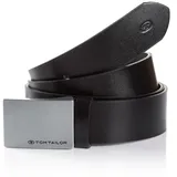 Tom Tailor Koppelgürtel »TTBOB« 1 Stk. 3,5 cm breiter Herrengürtel, modischer Klassiker, Koppelschließe schwarz, 90,