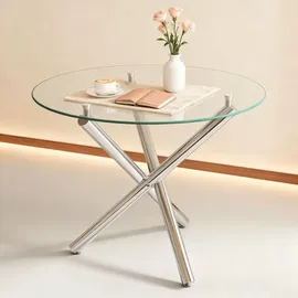 stilvora Esstisch Ø 120 cm silber