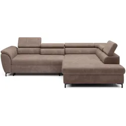 Ecksofa Tempo Stoff Antelope