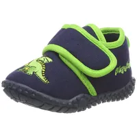 Playshoes Hausschuh Drache in Marine, | Gr.: 18/19,