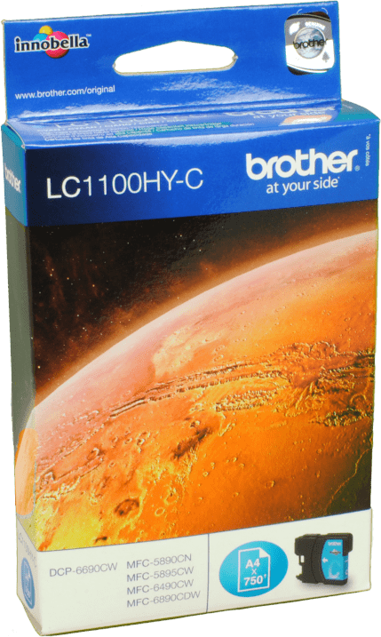 Produktbild Brother Tinte LC-1100HYC cyan