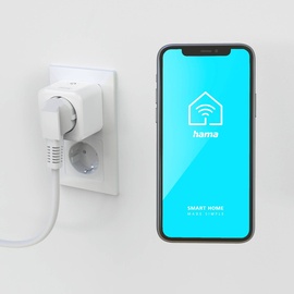 Hama Smart Plug, 3680W, Typ F, Smart-Steckdose (176638)